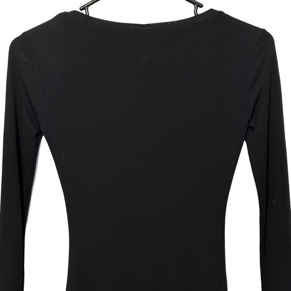 AllSaints‎ Sian Long Sleeve Dress Black NWT Size large - Picture 6 of 12
